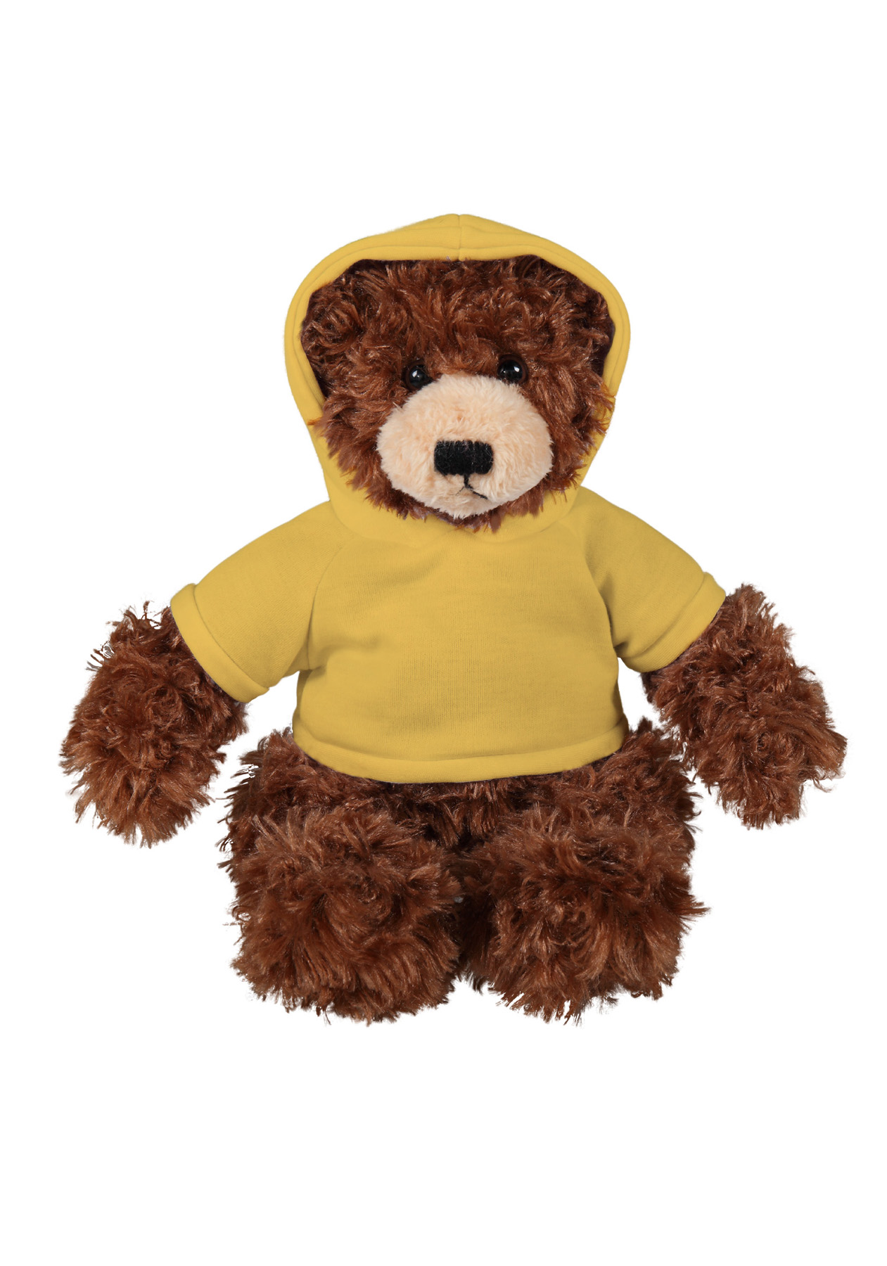 soft plush  Chocolate Brandon Bear with hoodie 18