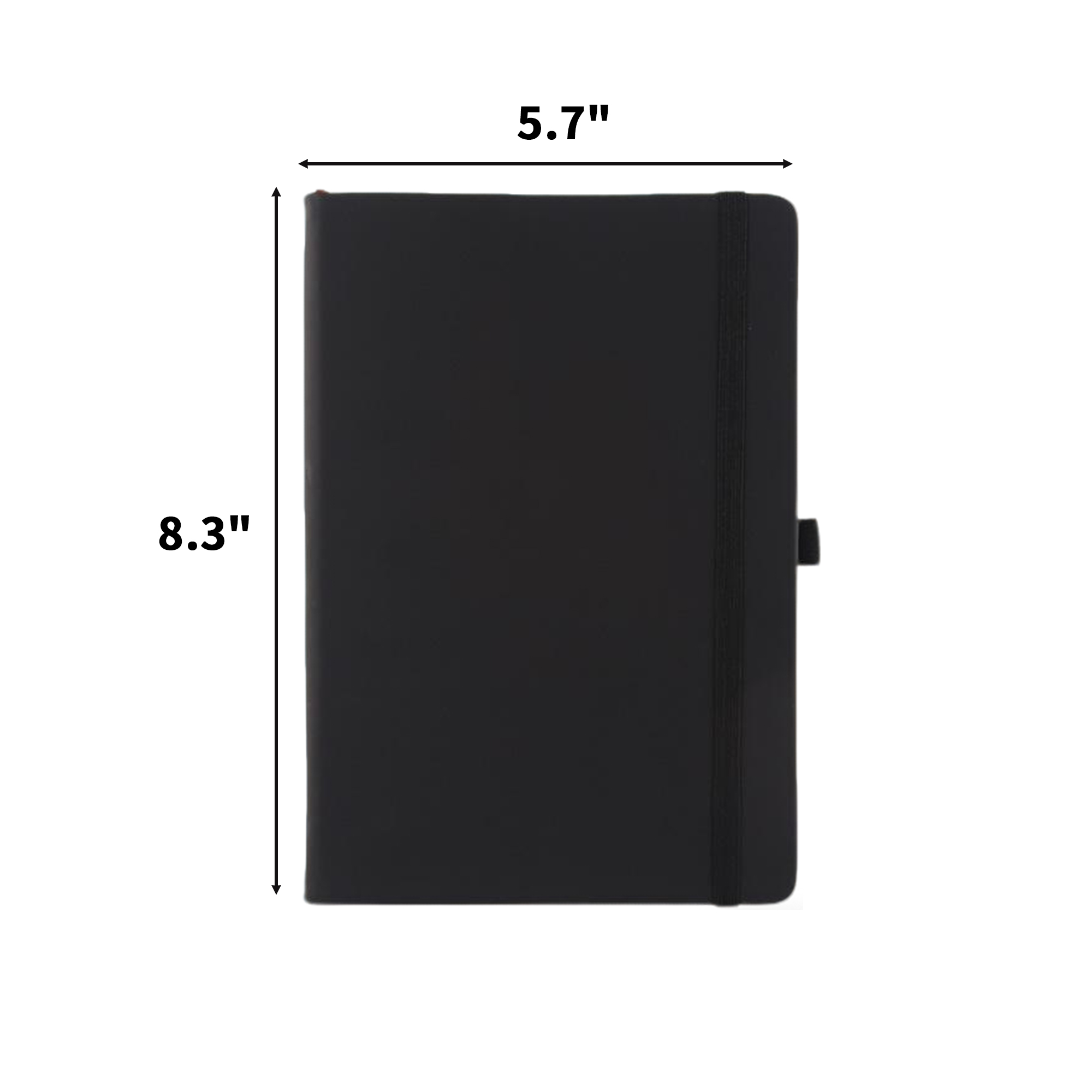 PU Leather A5 Journal Notebook With Pen Holder 10