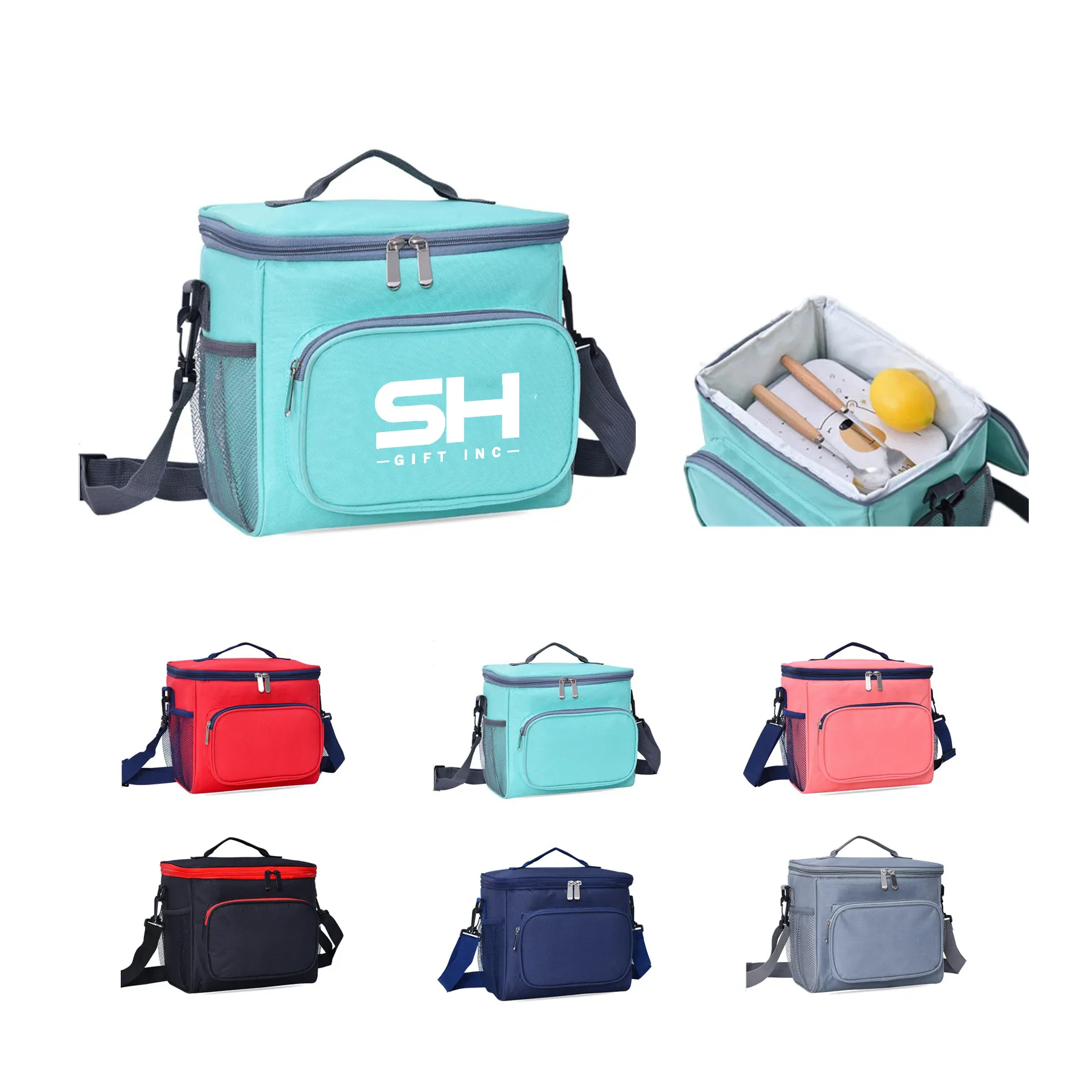 Oxford Cloth Insulation Picnic Lunch Bag 2