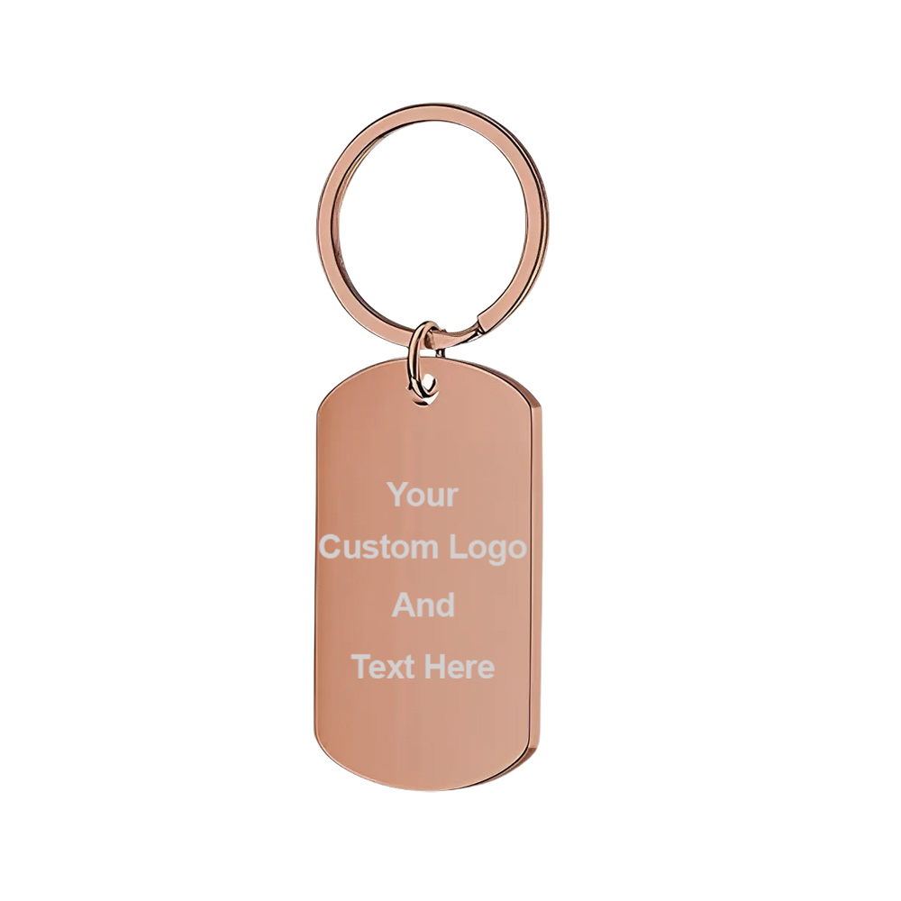 Photo Keychain With Text Unique Engraved 1