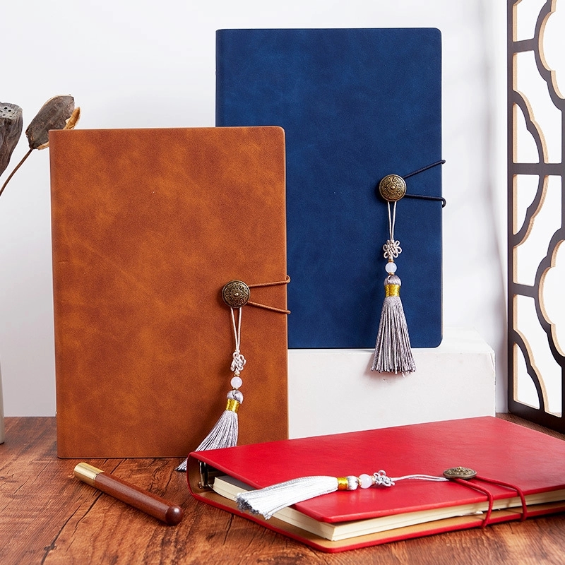PU Leather A5 Business Travel Journal Binder Notebook 17