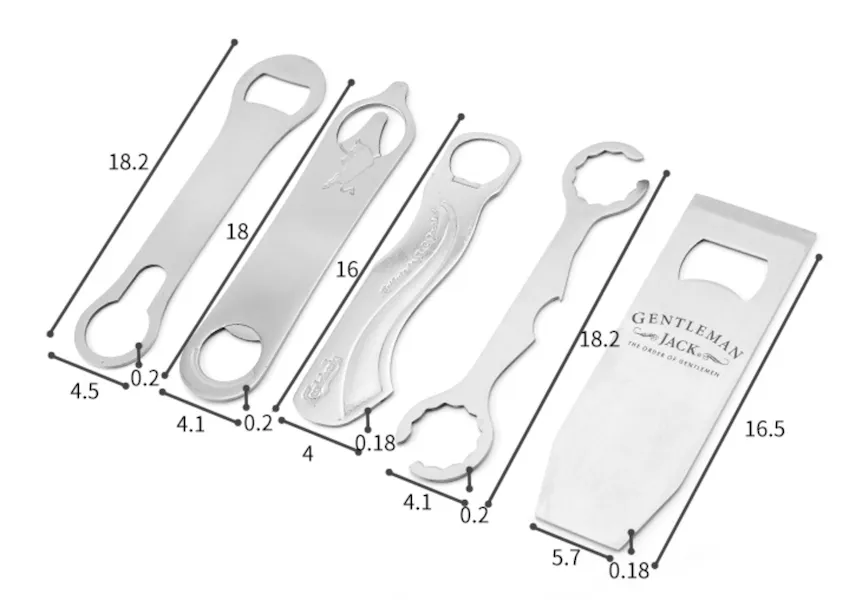 Stainless Steel Custom Bottle Opener 3