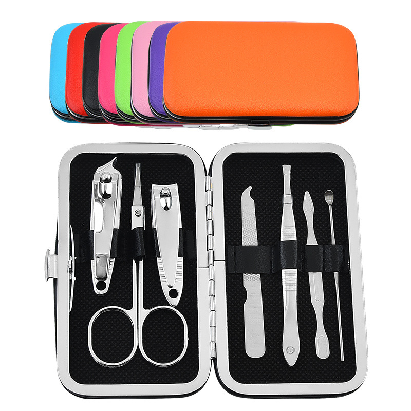Professional 7 Pieces Manicure Set with Exquisite Case 7