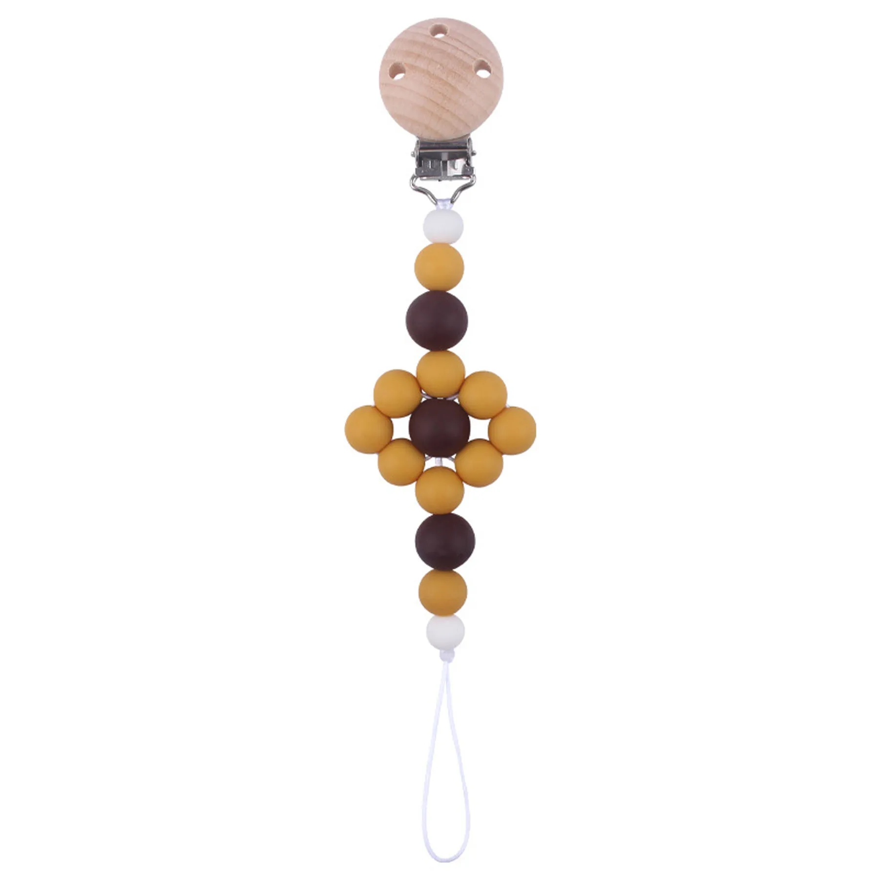 Baby Soothing Beech Pacifier Clip 11