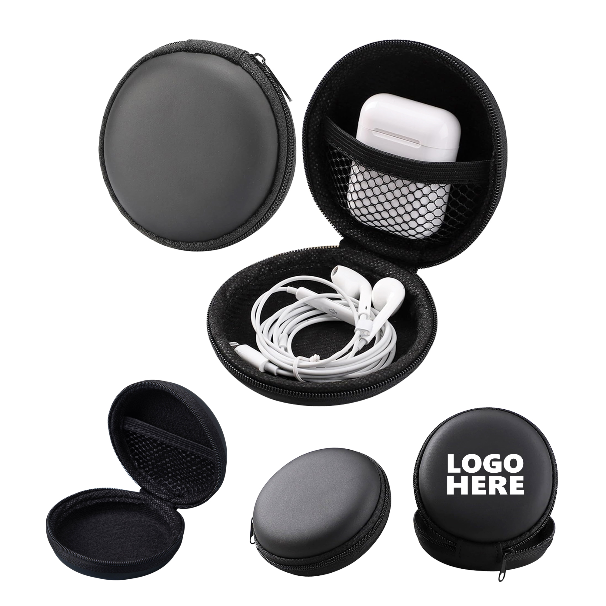 EVA Headphone Data Cable Carrying Case 2