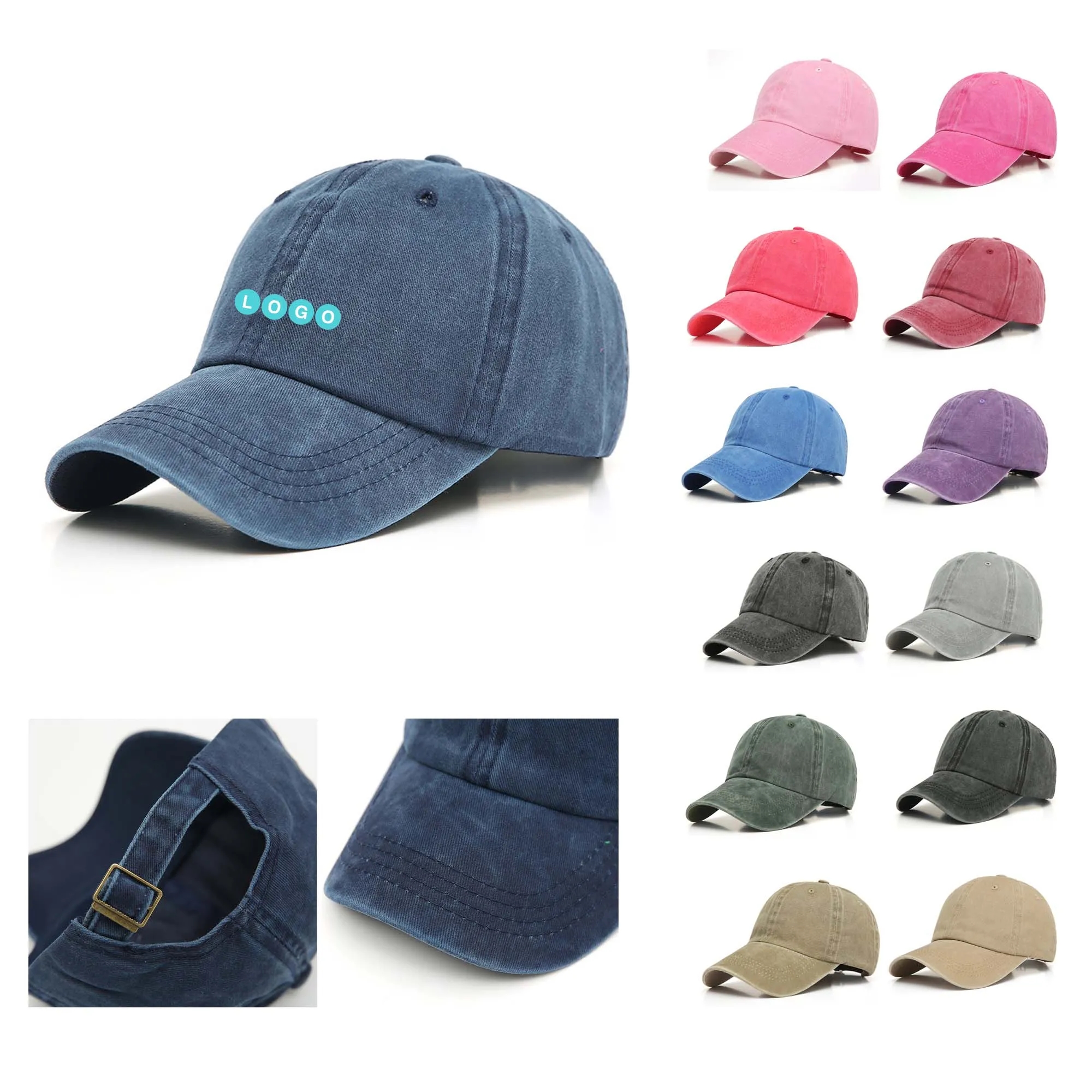 Embroidered Cowboy Baseball Cap 8