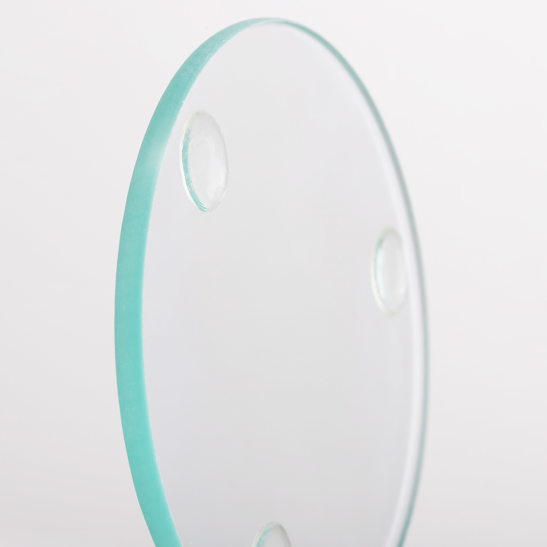 Round Glass Coasters: Single 2