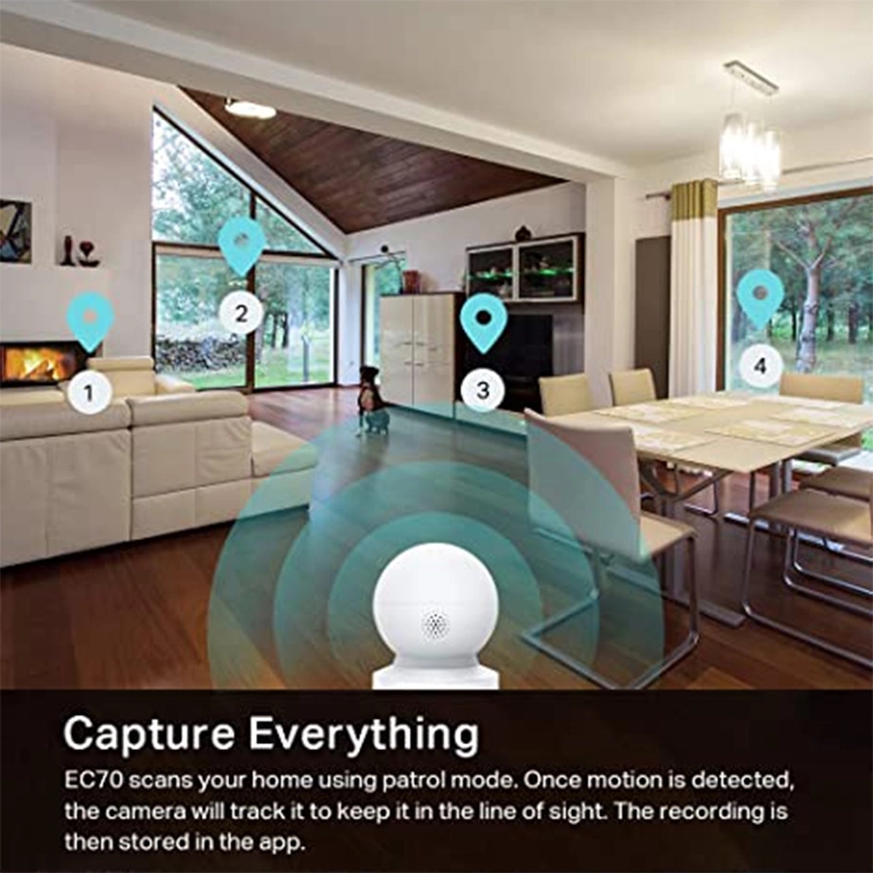 Indoor Pan/Tilt Smart Security Camera 7