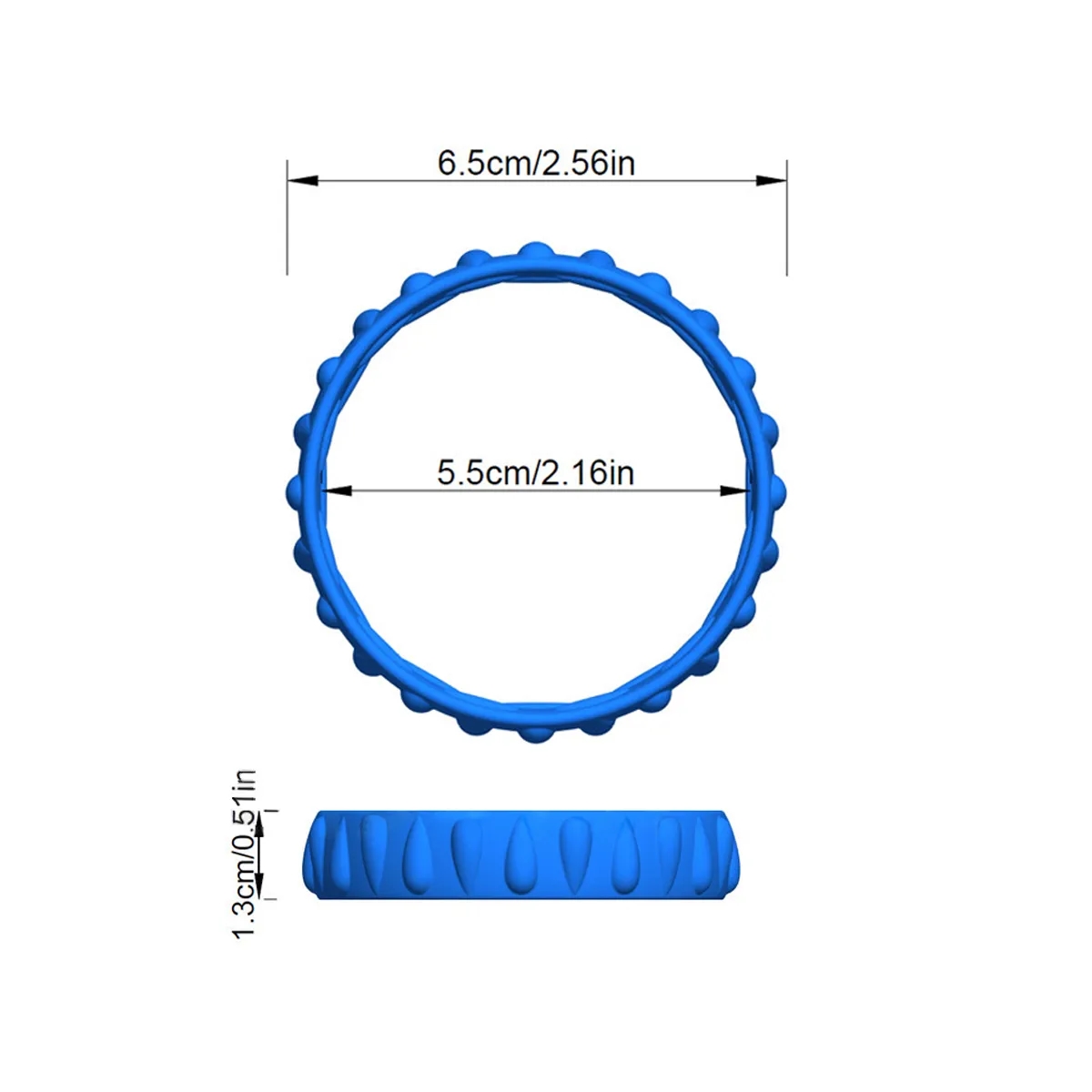 Sensory Fidget Bracelet Set With Textured Bands 3
