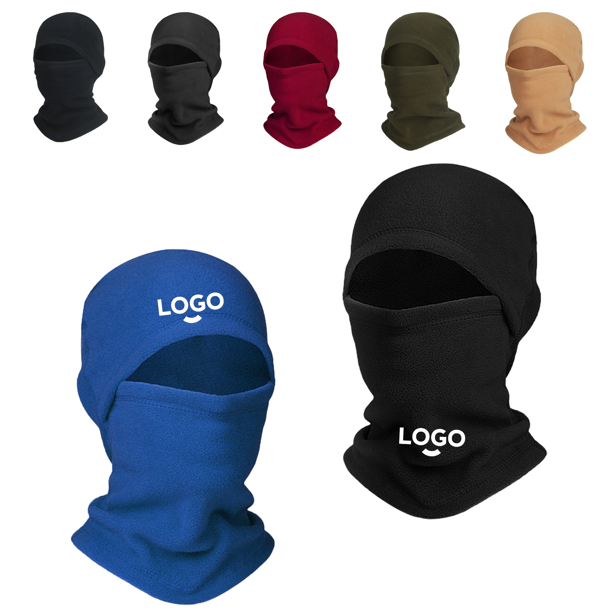 MOQ20 Winter Mask Ski Headgear Two-In-One Hat 1