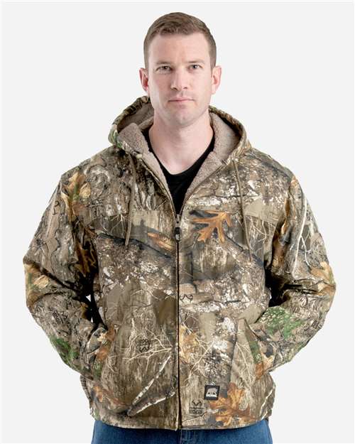 Men's Heartland Washed Duck Hooded Work Coat - HJ626 7