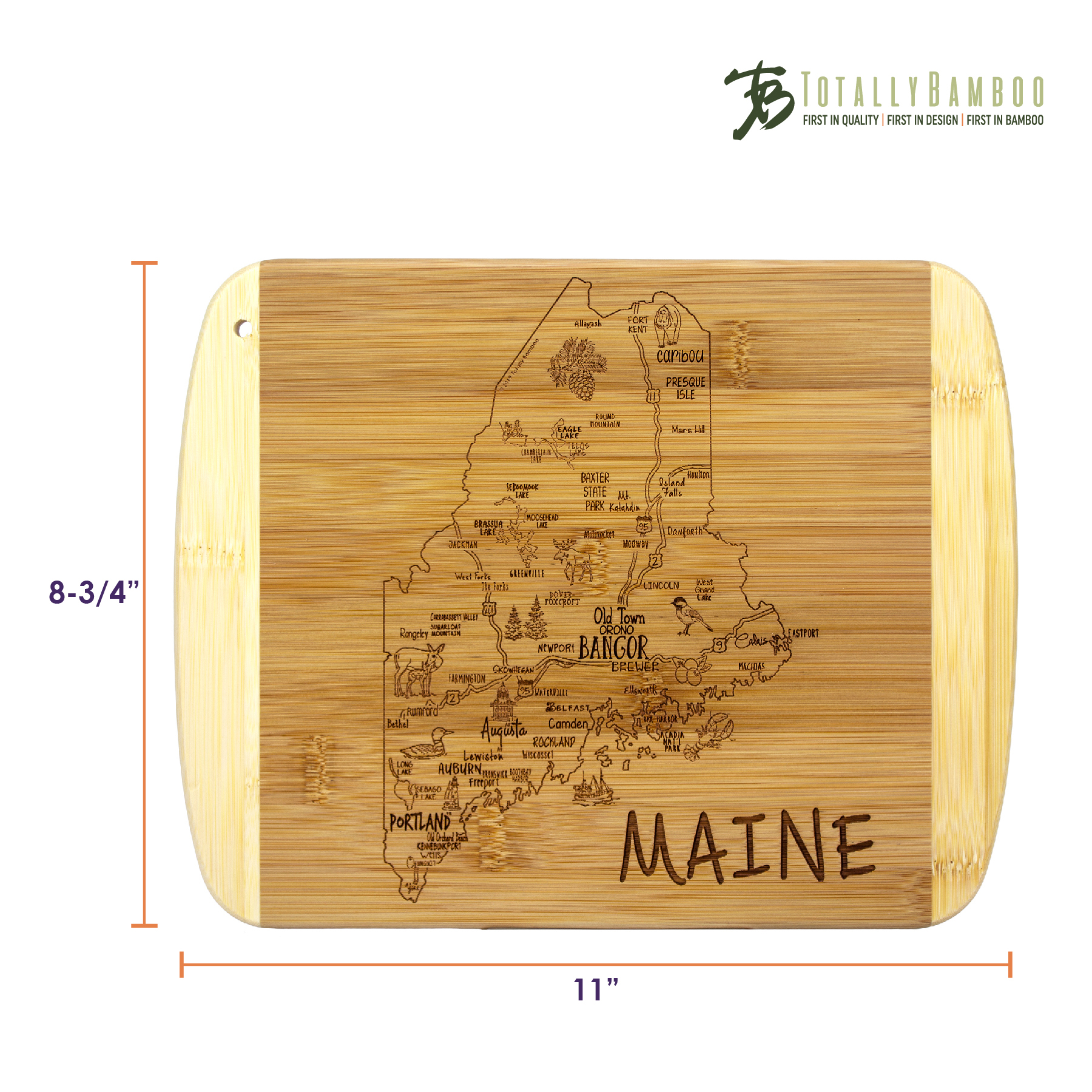 A Slice of Life Maine Serving & Cutting Board 6