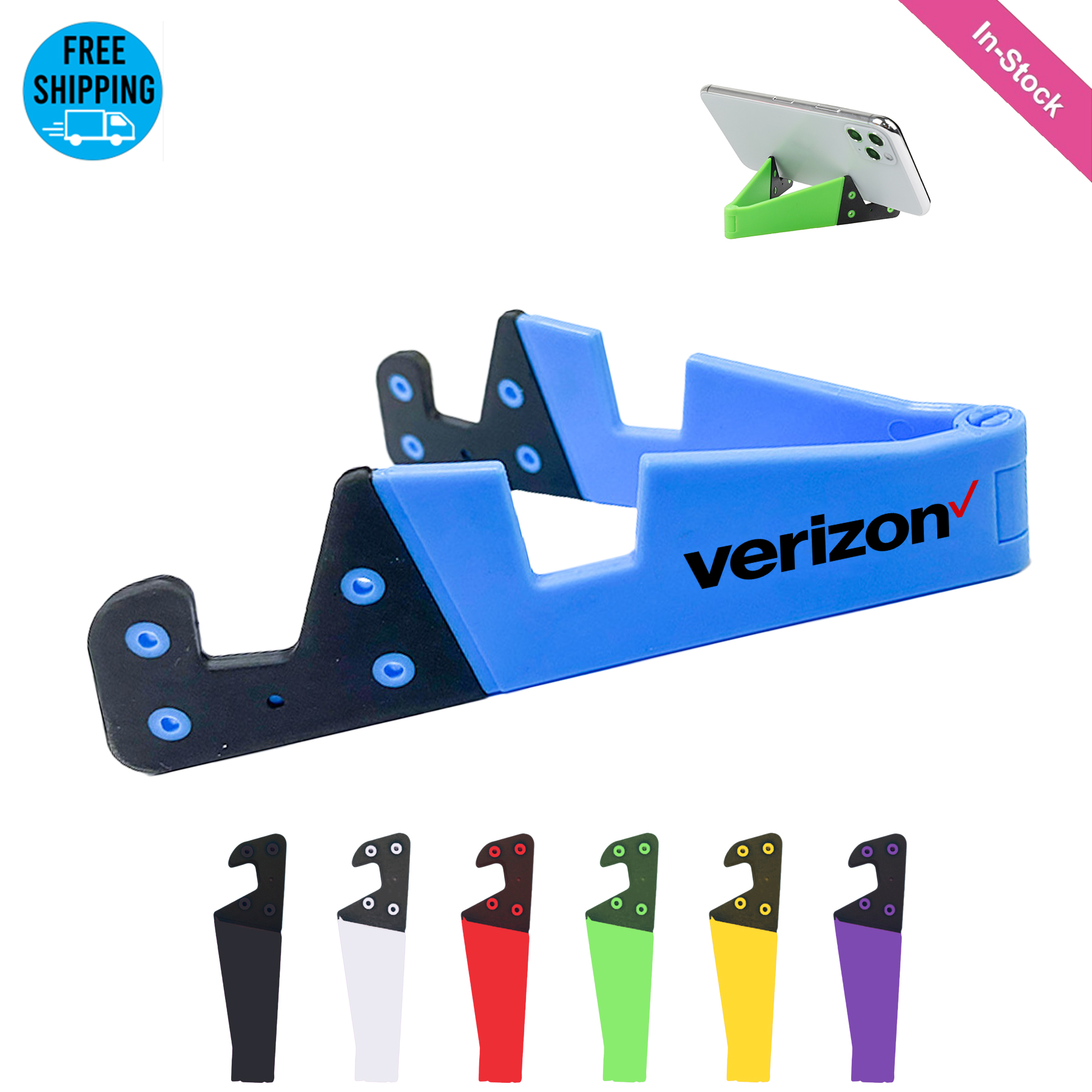 V-Fold Cell Phone Stand Tablet Holder for Desktop 7