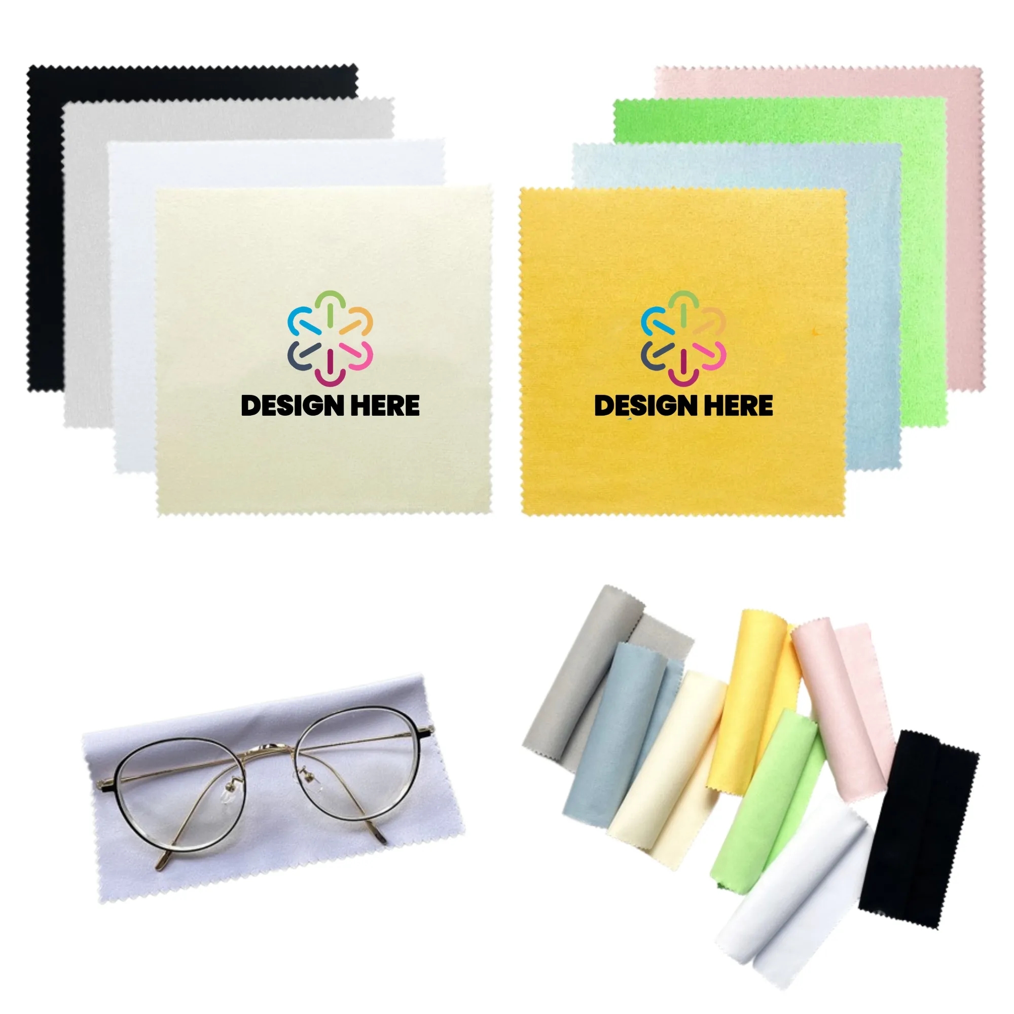 6"x6" Microfiber Cleaning Cloth Eyeglass Phone Computer 1