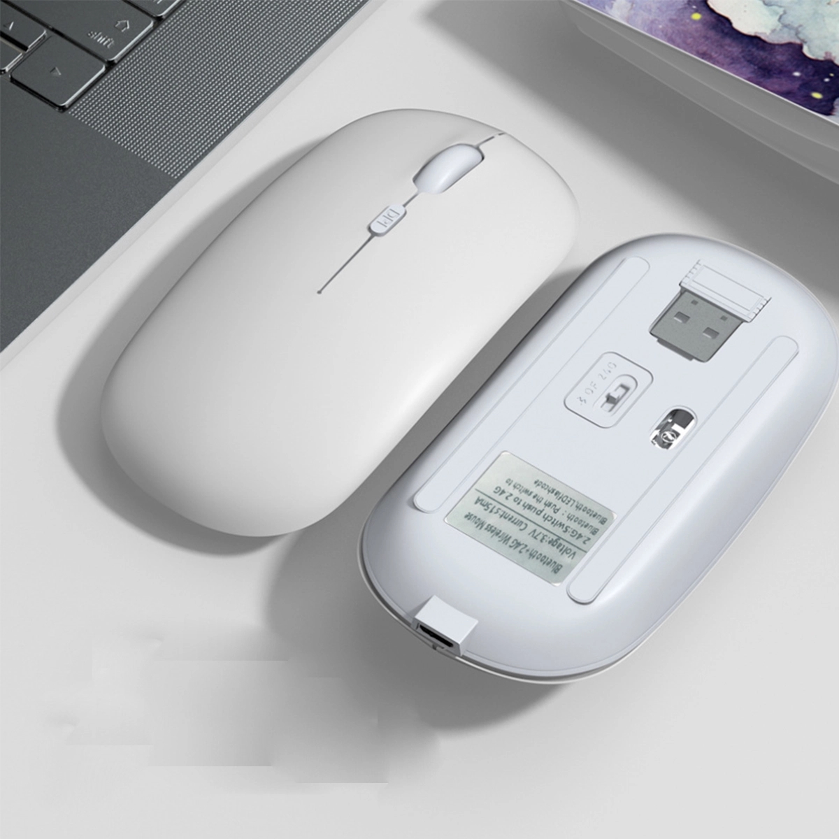 Silent Glow Wireless Mouse 4