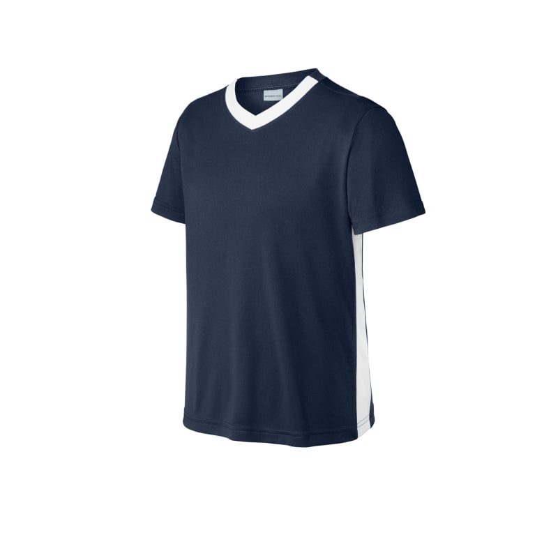 Sport-Tek Youth Competitor United V-Neck 64