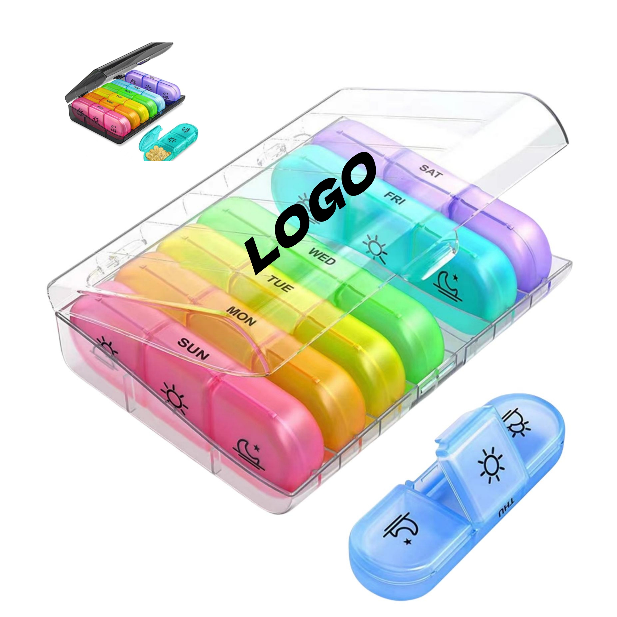 One Week Convenient Pill Organizer 1
