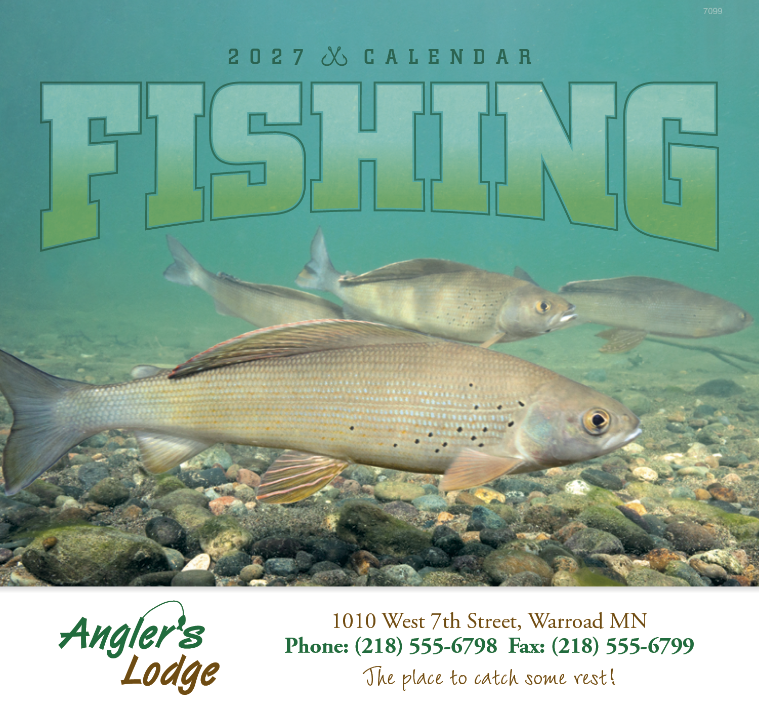 Good Value™ Fishing - Stapled Calendar 57