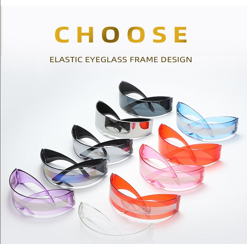 Futuristic Space Cadet Mono Lens Shield Sunglasses 5