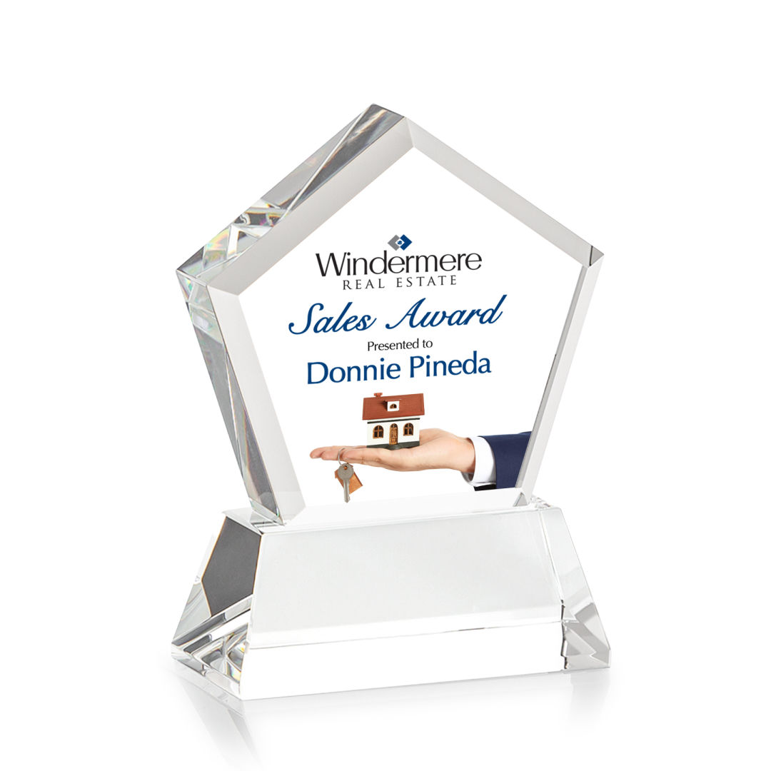 Genosee VividPrint™ Award on Base - Clear 7