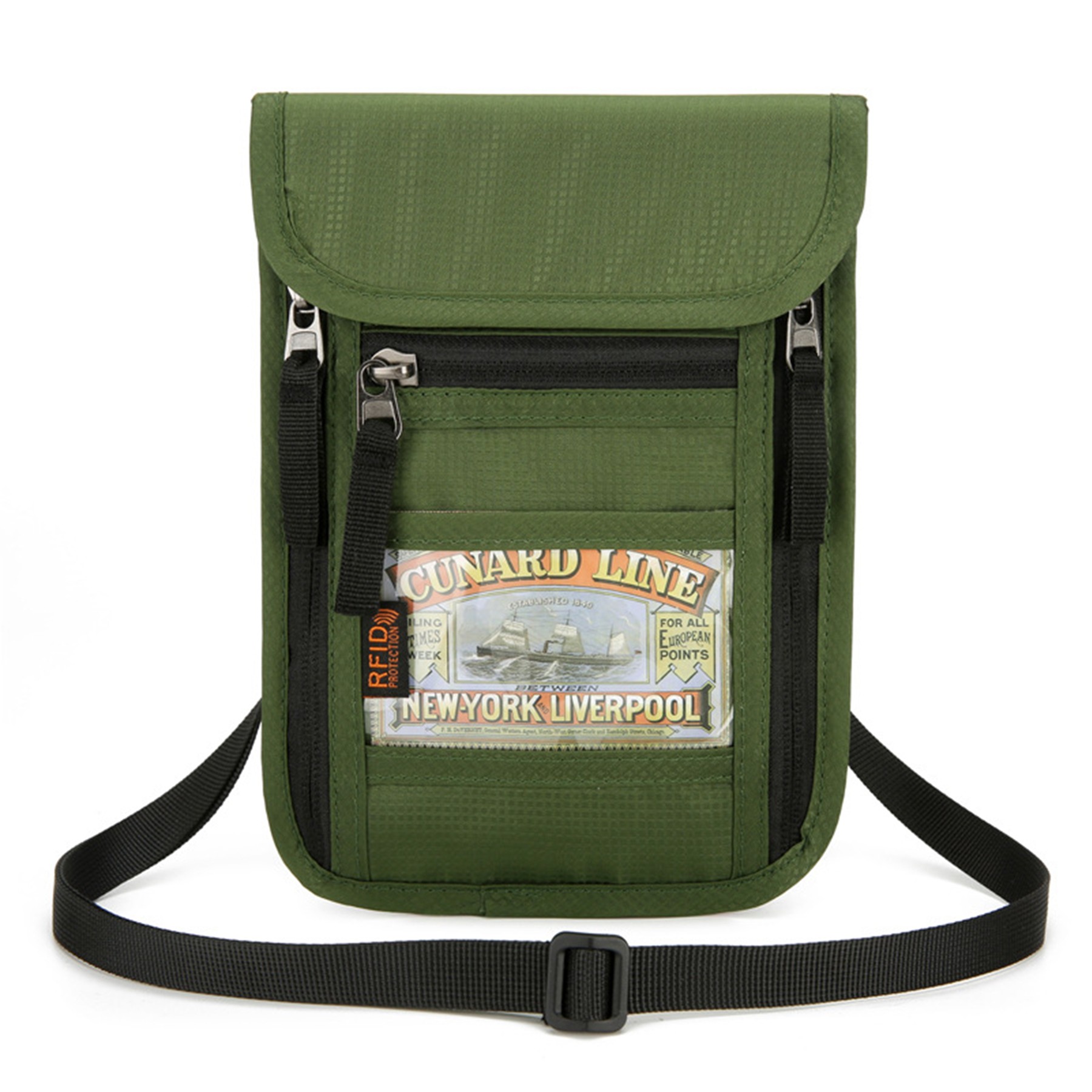 Neck Wallet with RFID Blocking 7