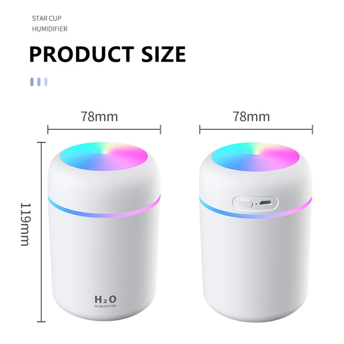 Colorful Cool Mini Humidifier 3
