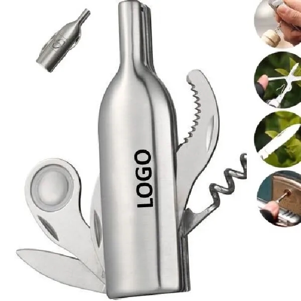 Multifunctional bottle opener with keyring 1