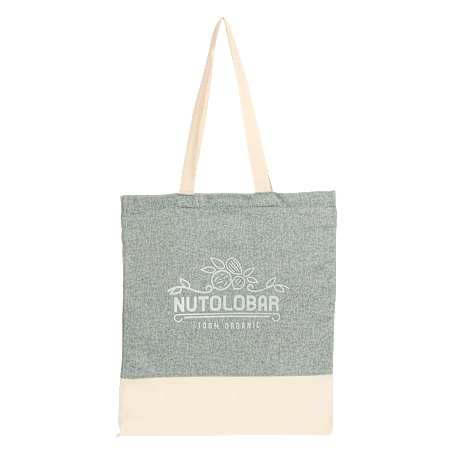 Split Recycled 5oz Cotton Twill Convention Tote 140