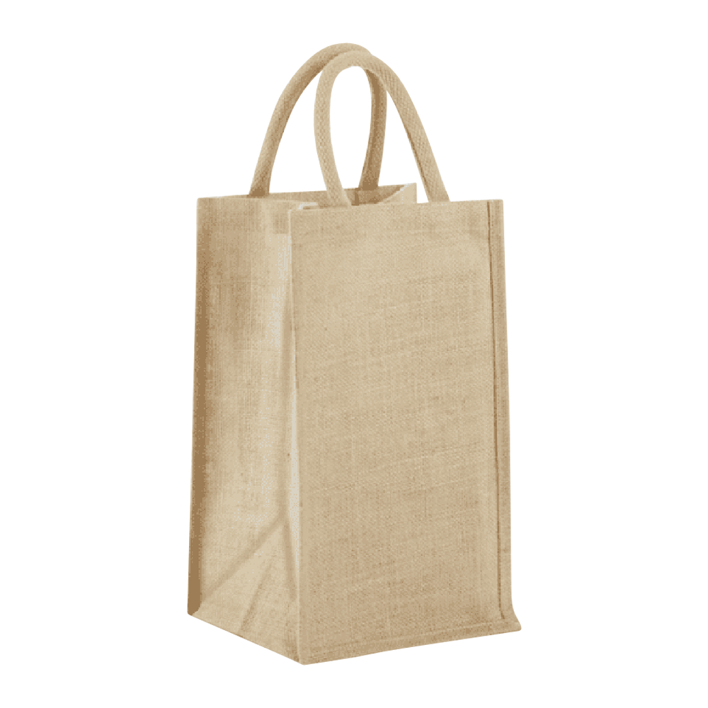 2-Bottle Jute Tote 4