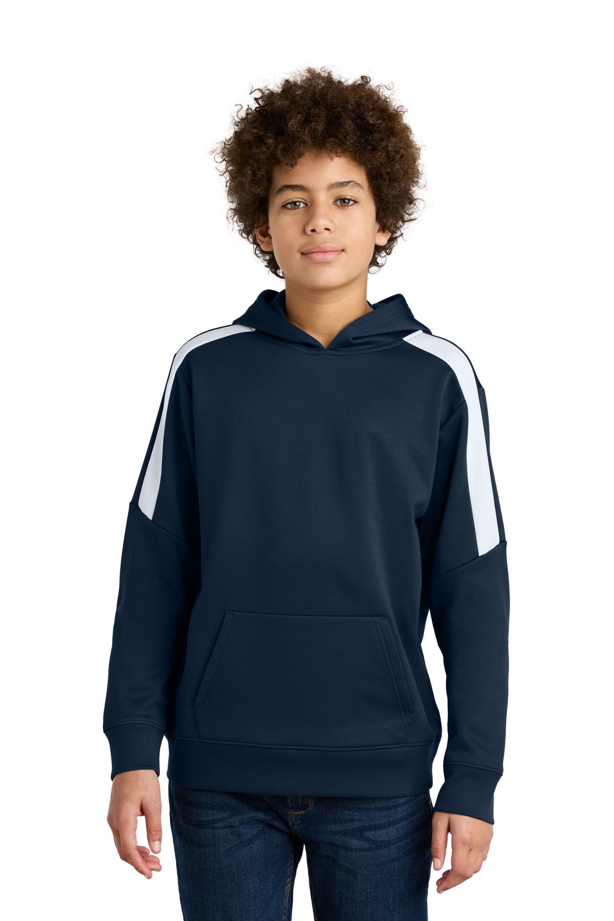 Sport-Tek Youth Sport-Wick Fleece United Pullover Hoodie YST255 55