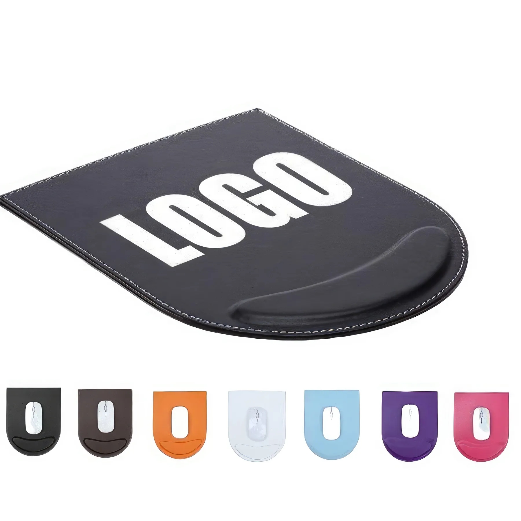 Custom PU Leather Computer Laptop Mouse Pad 2