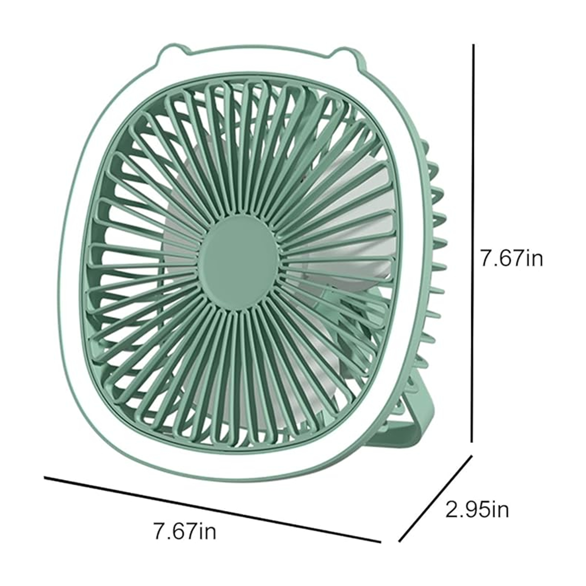 Rechargeable Small Ceiling Fan With Light 4