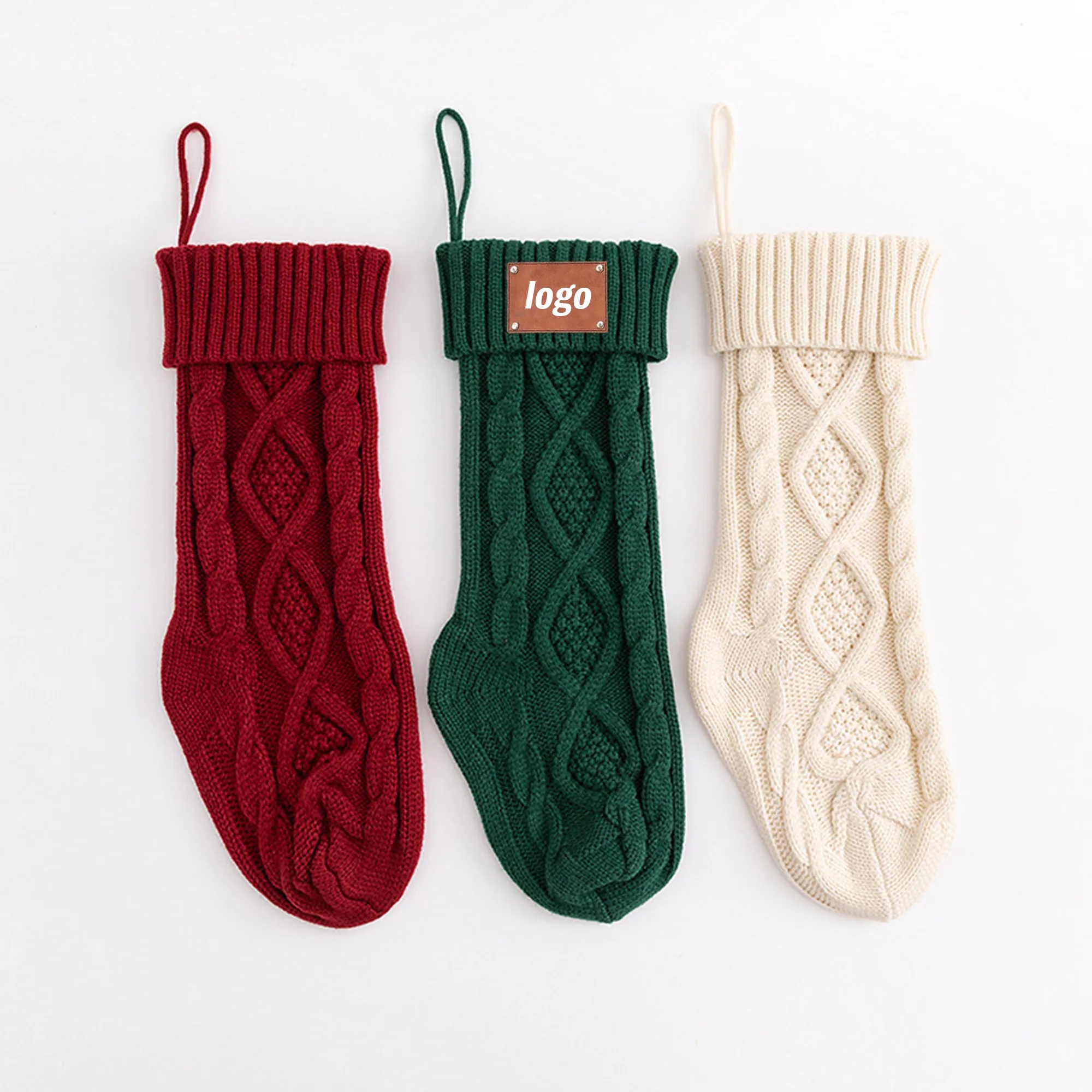 Customized Christmas Pendant Sock Gift 4