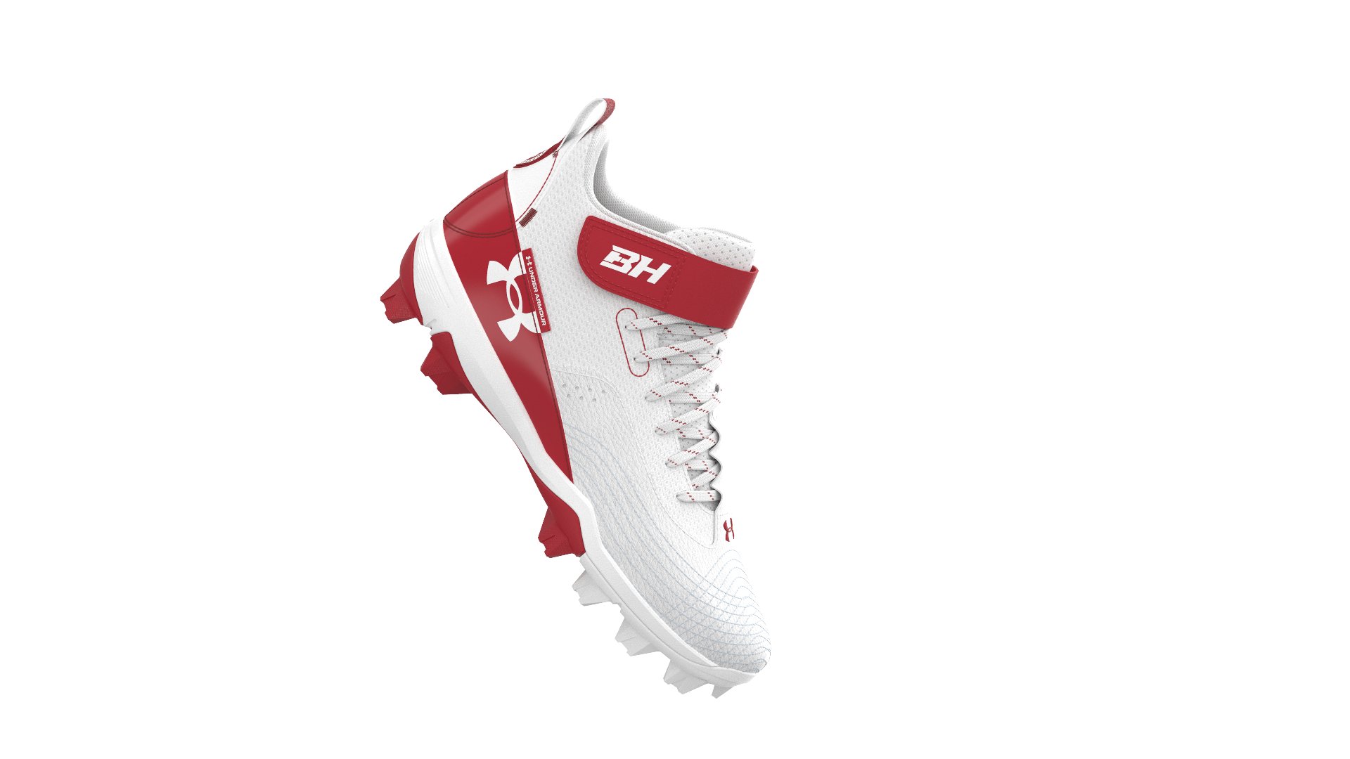Boys' UA Harper 7 Mid RM Jr. Baseball Cleats 4