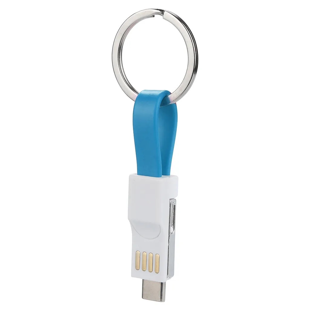 3-in-1 Charging Cable with Keychain 5