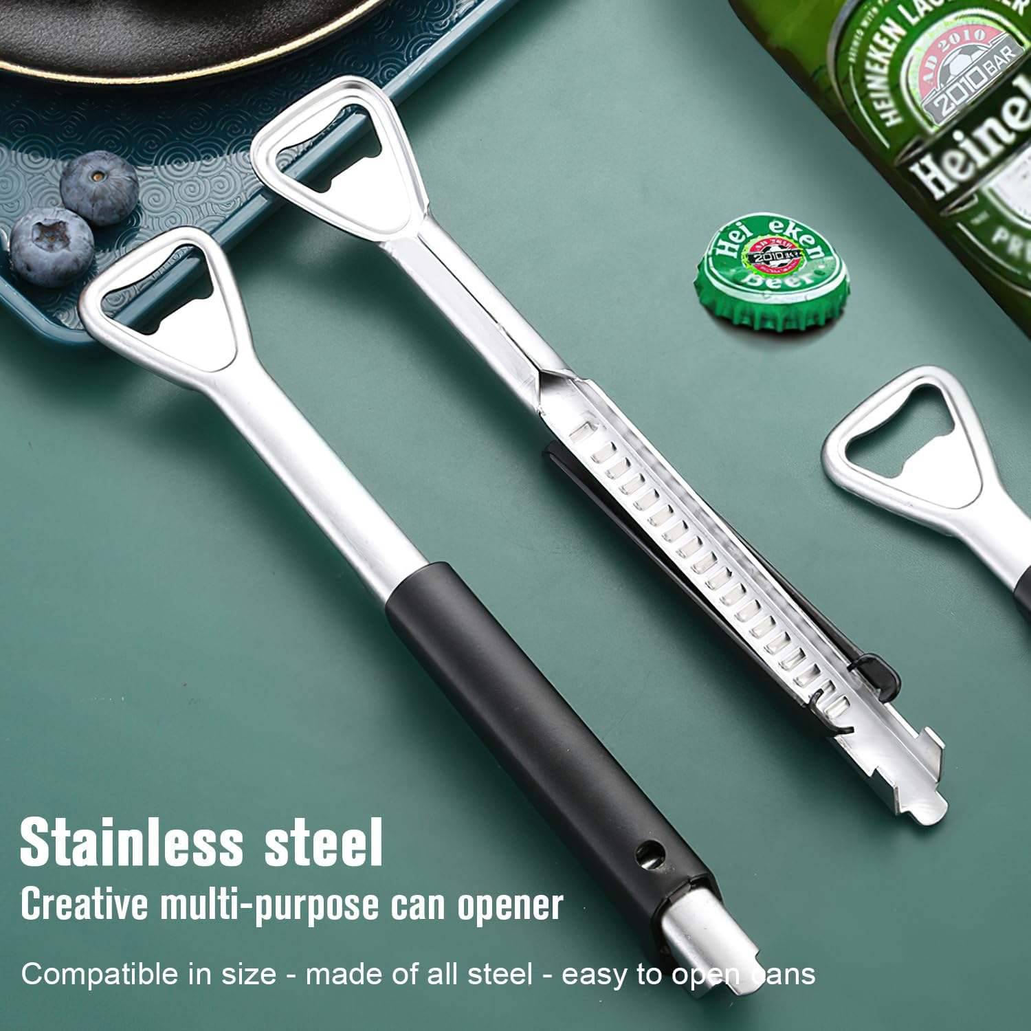 Multifunction Adjustable Stainless Steel Can Bottle Opener 8