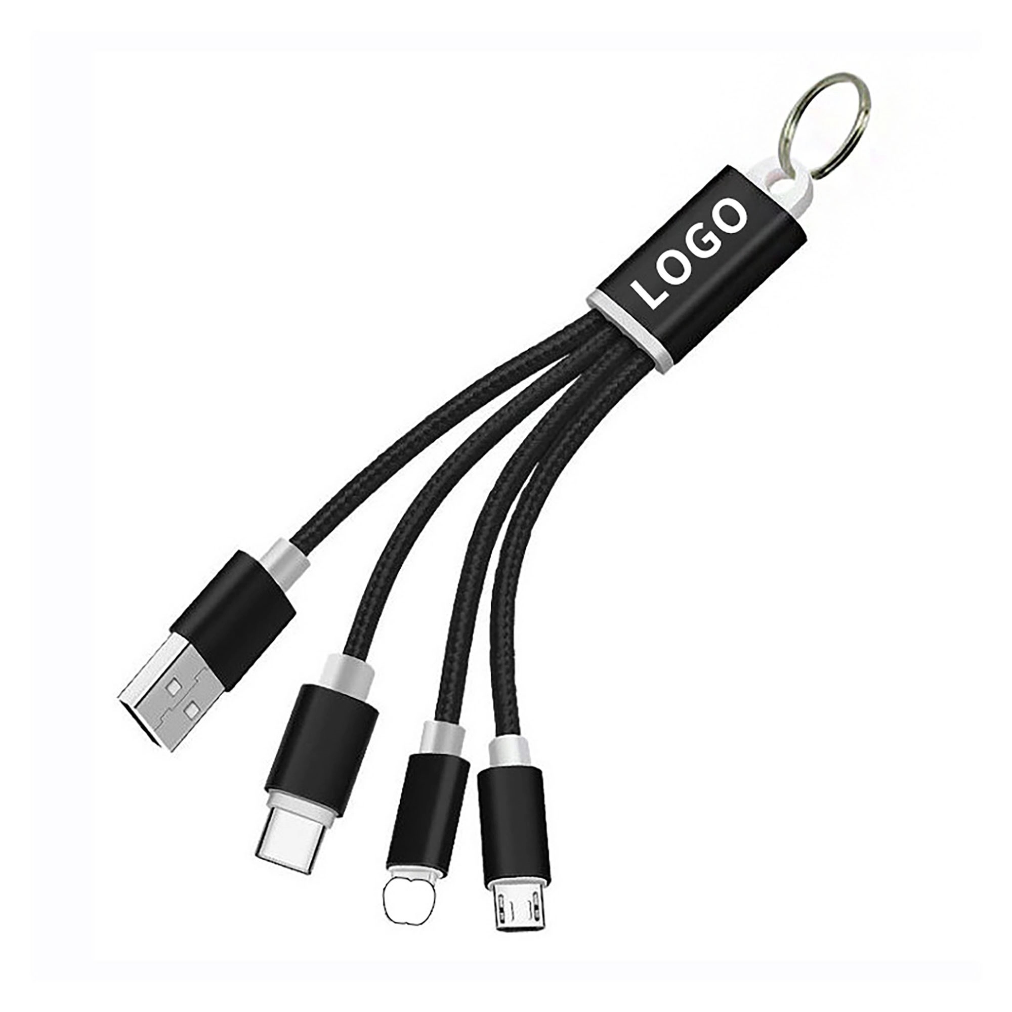 3 in 1 USB Charging Cable Keychain 3