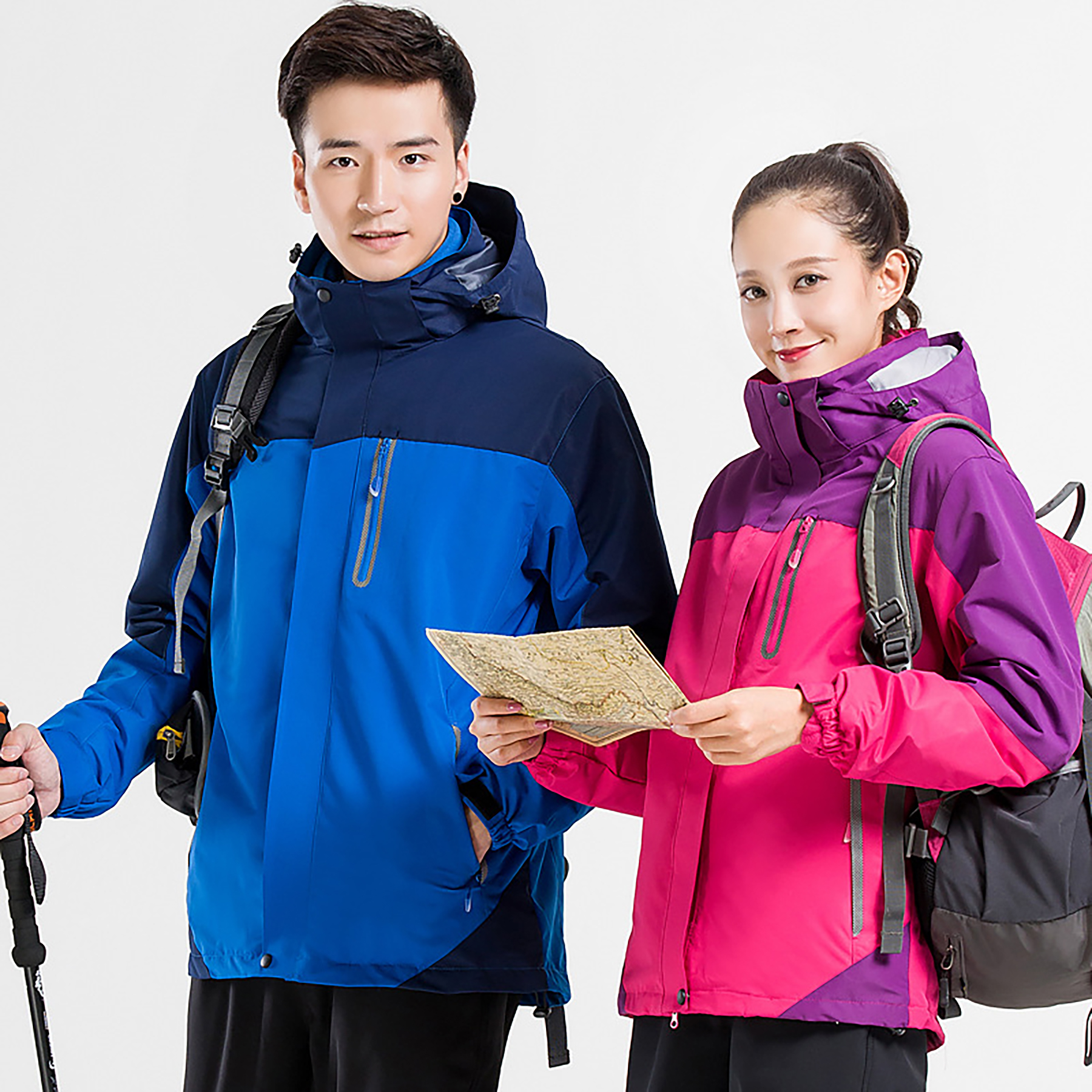 Warm Fleece Winter Jacket with Multi-Pockets 13
