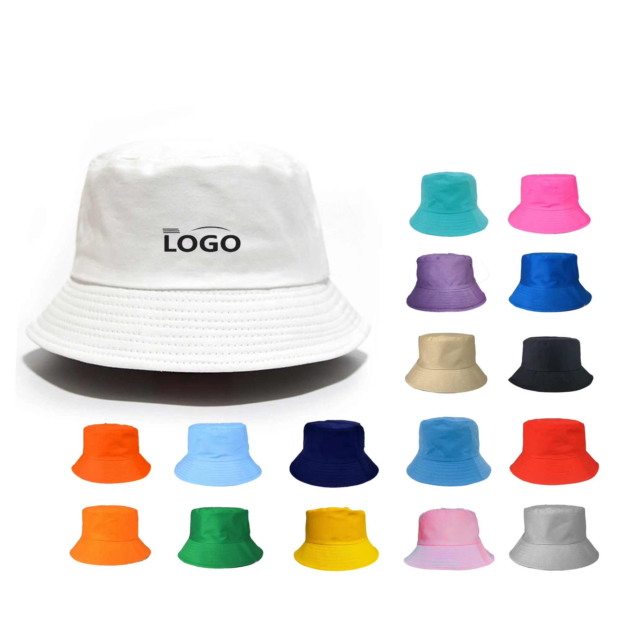 Sun Protection Customizable Cap Stylish Bucket Hat MOQ 50 5