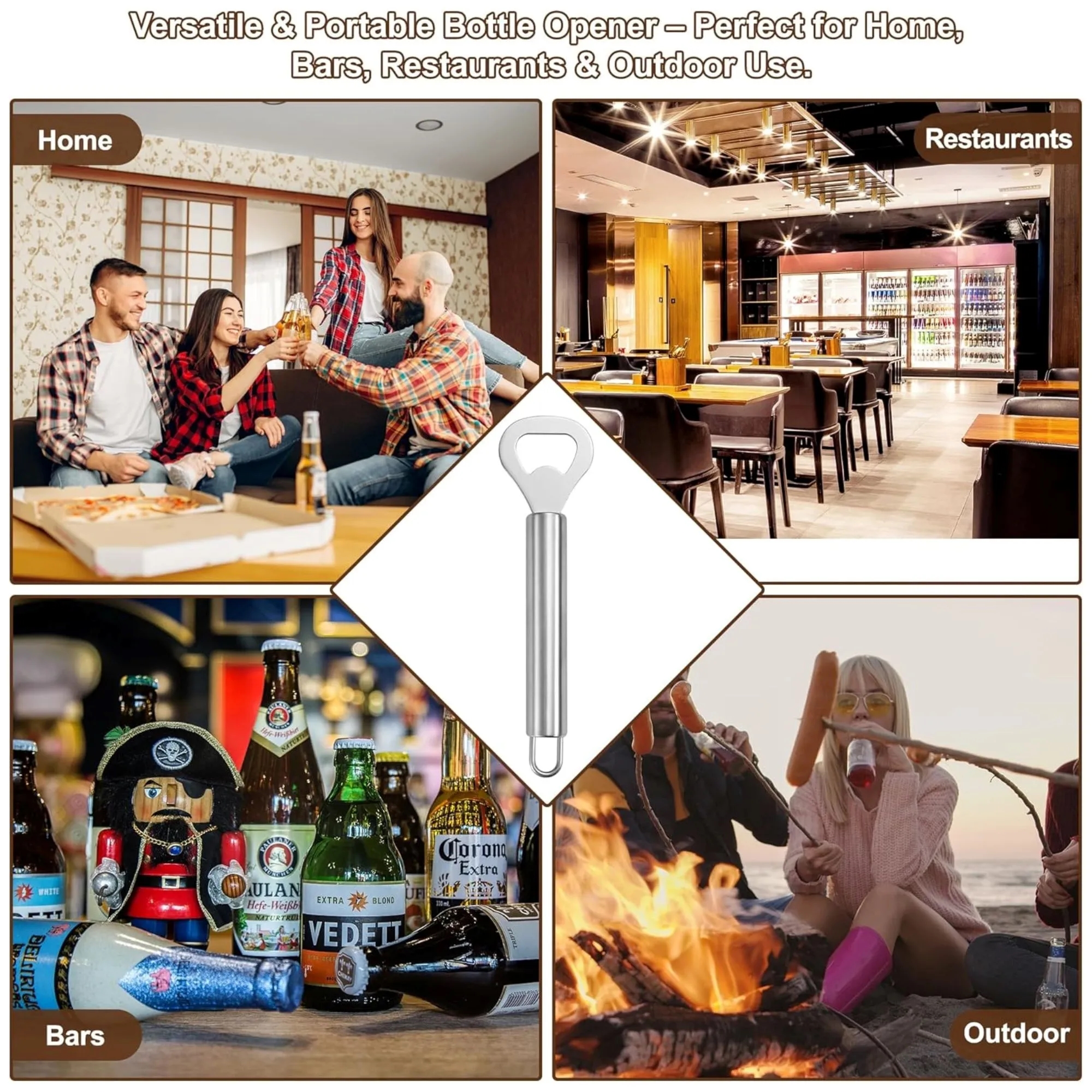 Stainless Steel Lever Bottle Opener 2