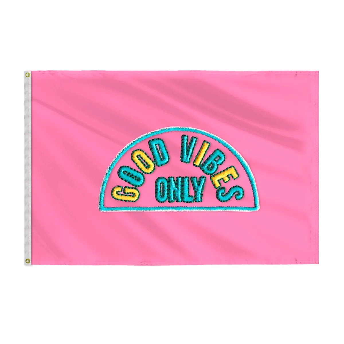Embroidered Flag 4' x 6' Nylon 6