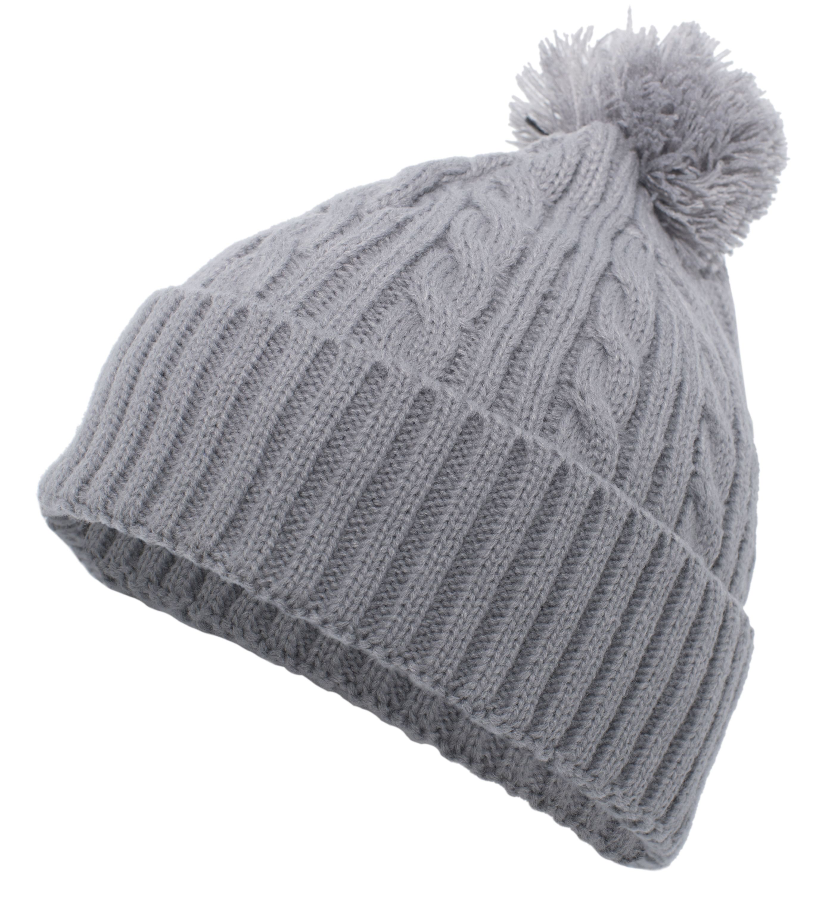 Cable Knit Pom-Pom Beanie 5