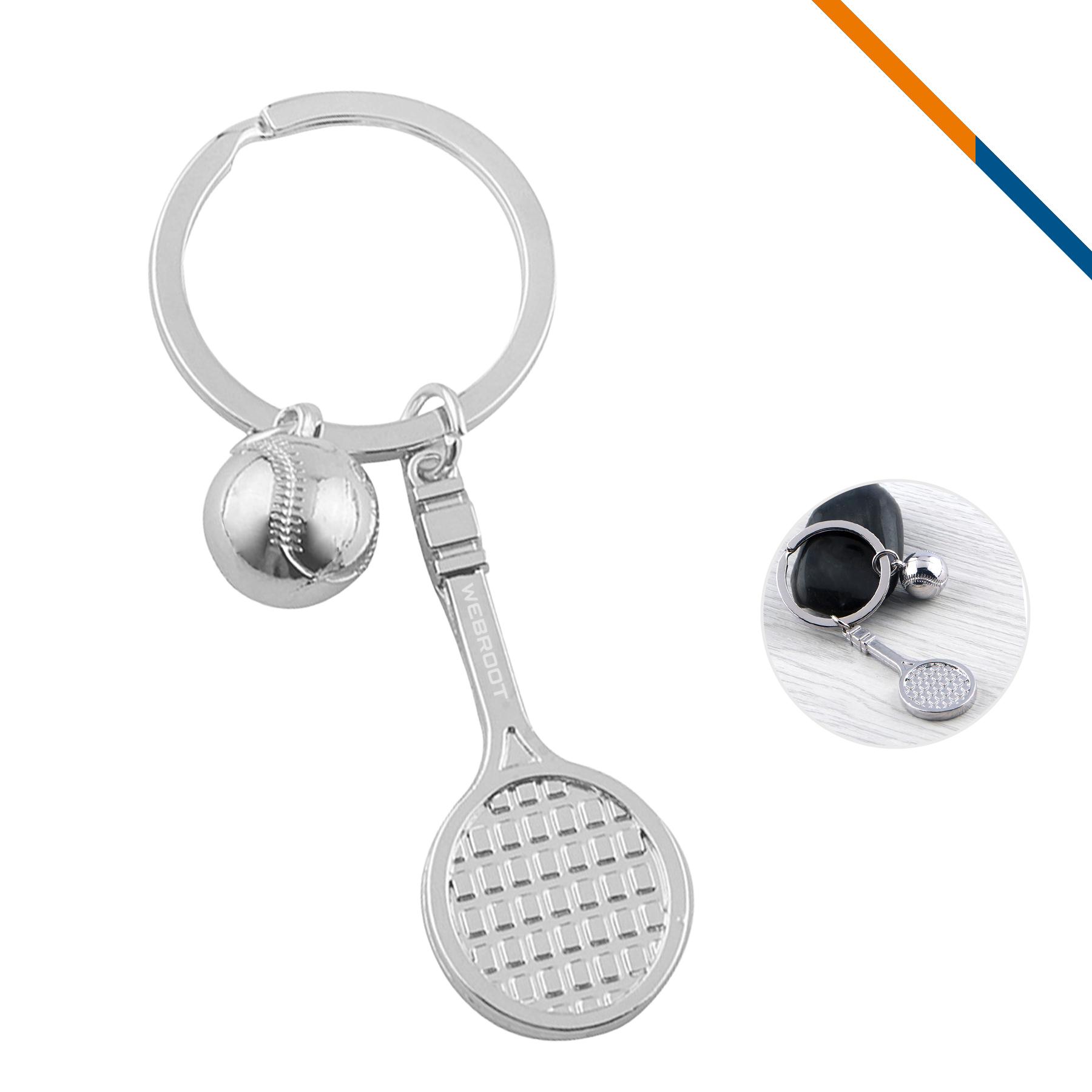 Mini Tennis keychain 4