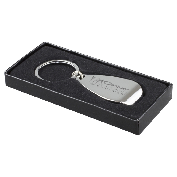 "Elite" Laser Engraved Metal Bottle Opener Keyholder 4