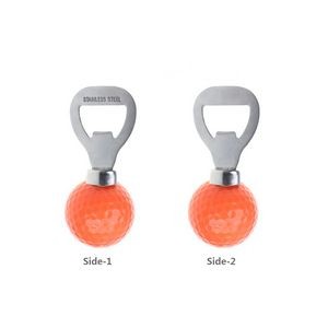 Charming Golf Ball Shaped Beer Bottle Opener Stainless Steel 20