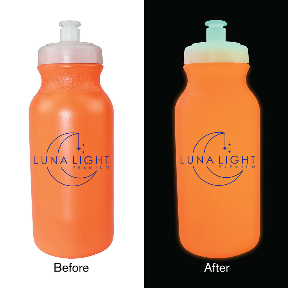 20 oz. Nite Glow Value Cycle Bottle with Push 'n Pull Cap 22
