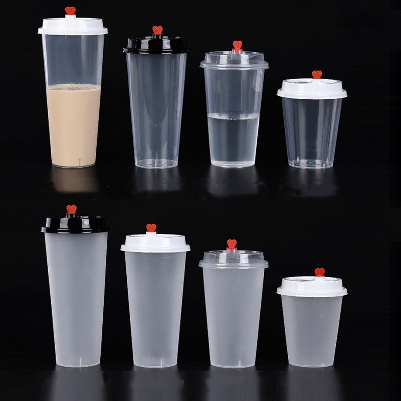 16 oz Frosted Flexible Plastic Cup 1