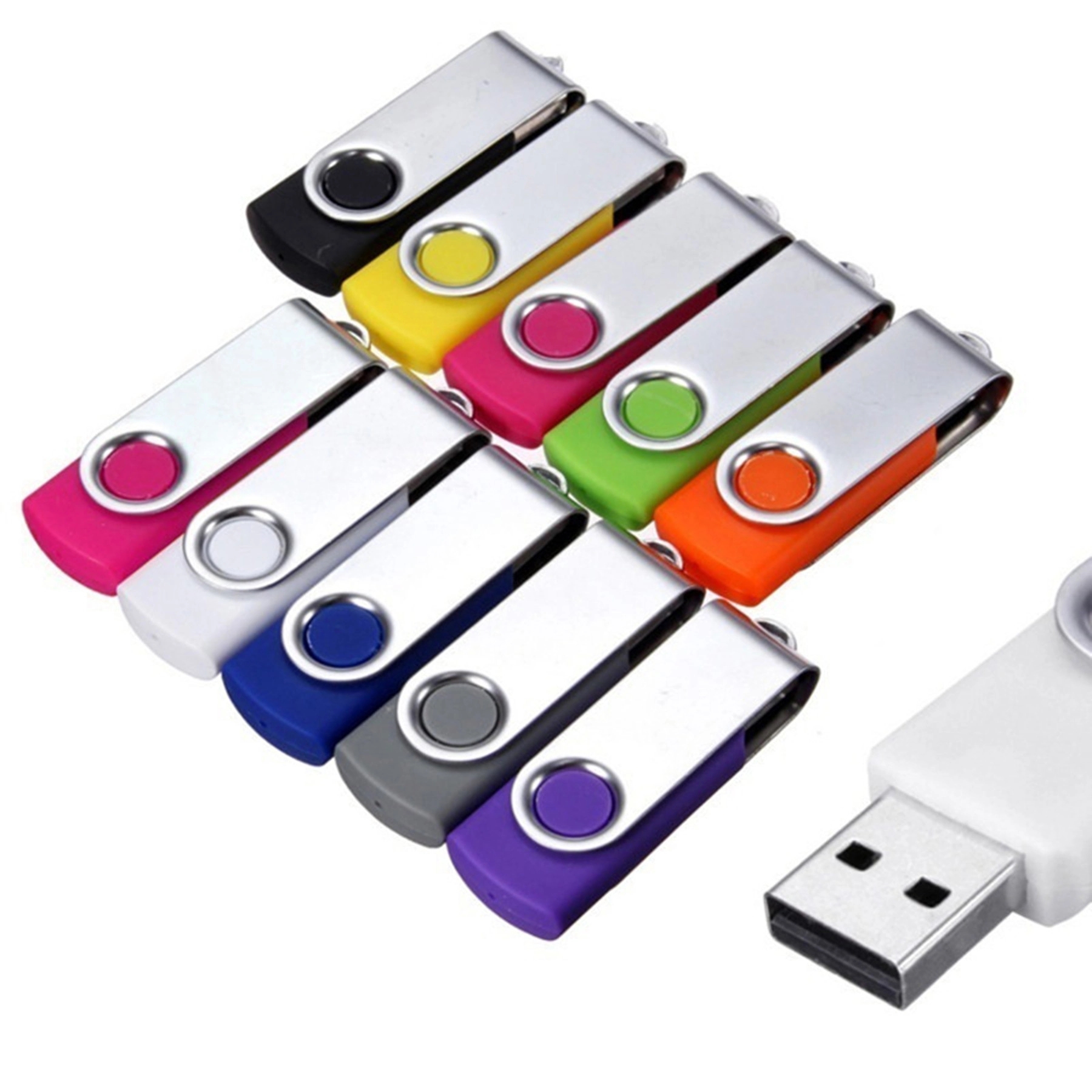 2GB Swing USB Flash Drive Swivel Cover MOQ 25 2
