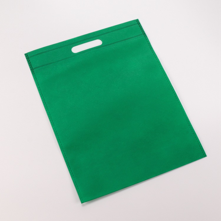 Reusable Non-Woven Bag W/ Die Cut Handles (15 3/4" W x 19 3/4" H) 12
