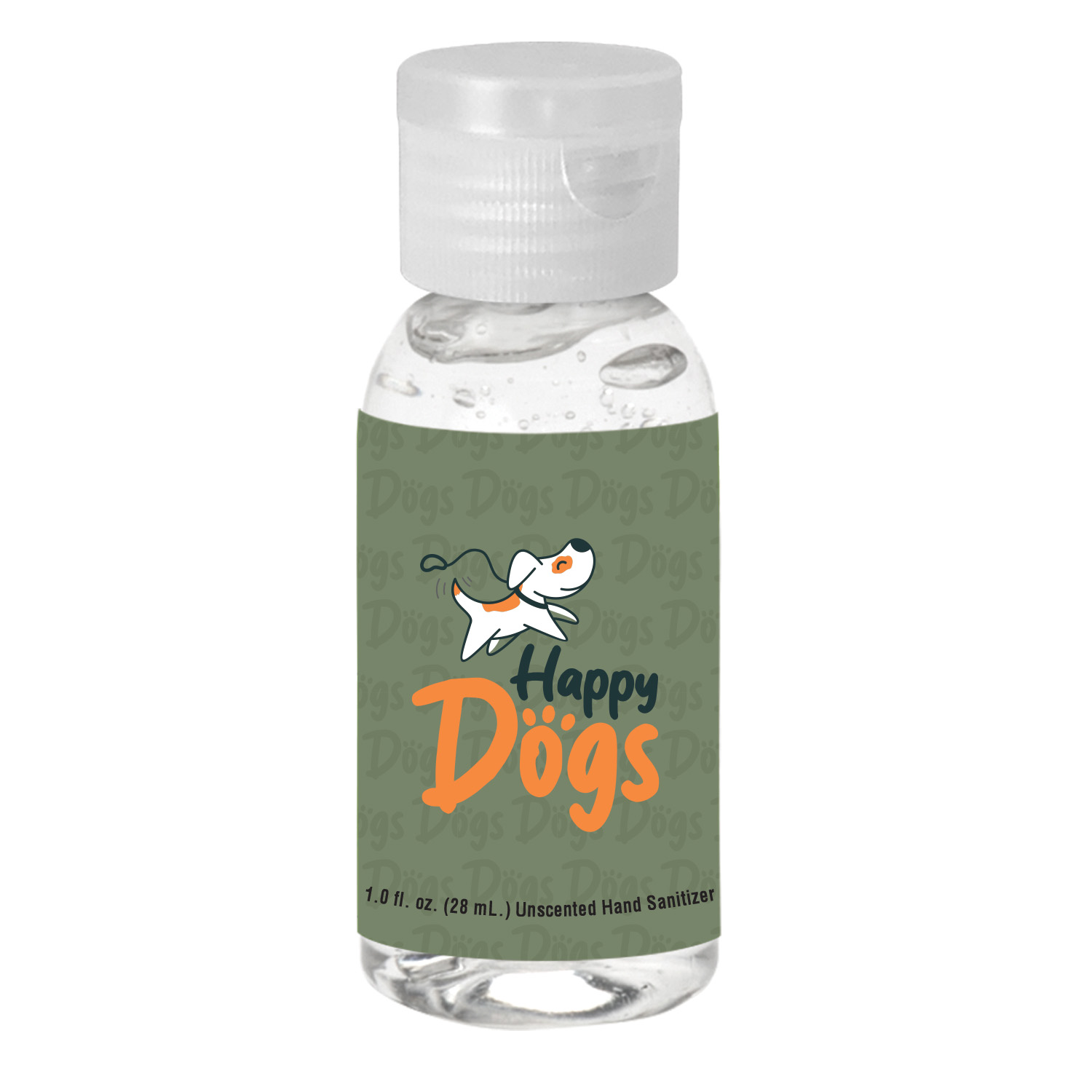 1 oz. Clear Sanitizer in Round Bottle 3
